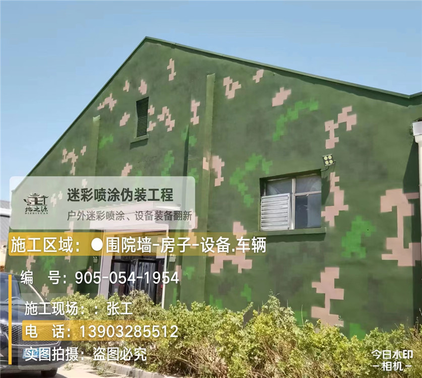 南京外墙数码迷彩漆施工报价清单（100㎡标准墙面测算）